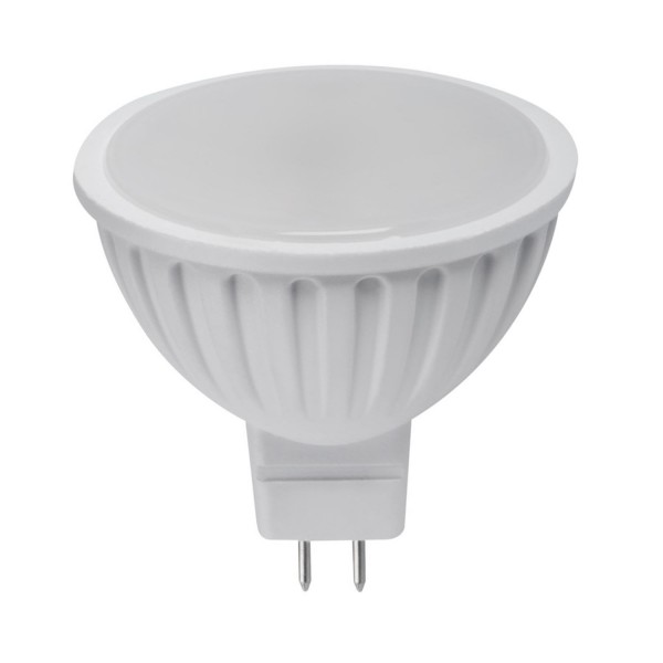 5W LED GU5.3 / MR16 LED Lampe warmweiß - 120° Abstrahlwinkel - silber aus Aluminium - MR16 LED Leuch