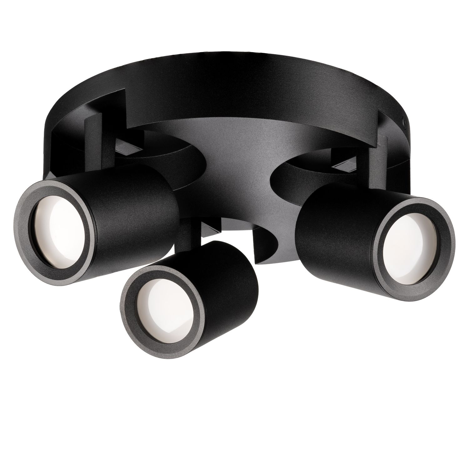 Deckenspot - LEDANDO 3-flammig - GU10 Onlineshop Deckenleuchte - 3er Deckenstrahler schwarz tauschbar - - | LED - Spots Spotleuchte- Nirual