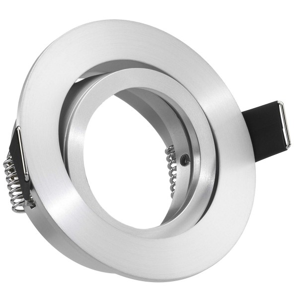 Aluminium-Einbaustrahler - matt - schwenkbar - Deckenstrahler - Deckenlampe - Einbaulampe - für LED