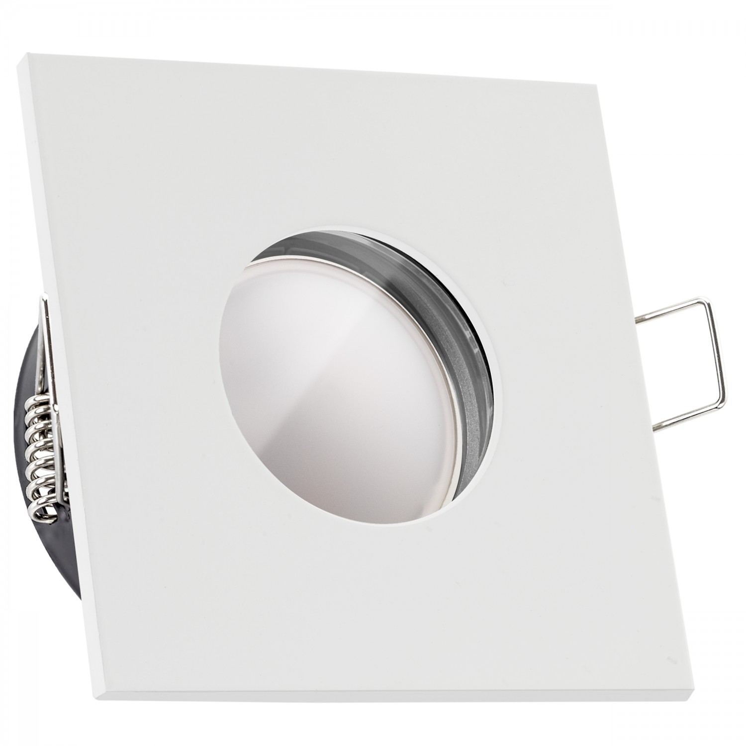 - Ersatz - Set LED warmweiß flach LEDANDO 5W Badezimmer - 120° 3000K extra | weiß - von mit Onlineshop in Leuchtmittel IP65 Abstrahlwinkel eckig 35W - Einbaustrahler LEDANDO