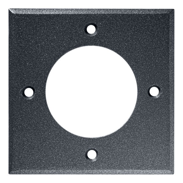 Eisenglimmer grau DB703 Blende für Bodeneinbaustrahler - Metallglanz - Eckig